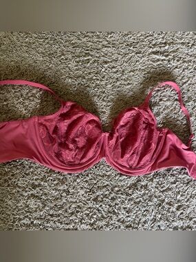 Panache Rocha Low Front Balcony Lace Underwire Bra - Rose